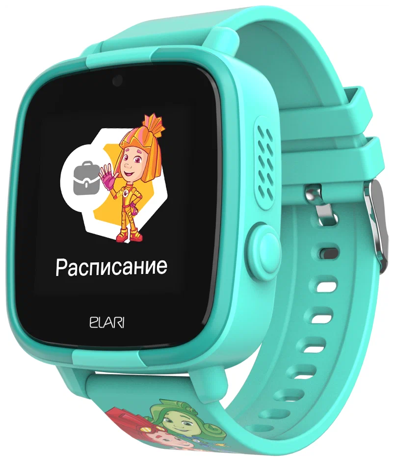 Детские смарт-часы Elari FixiTime Fun Зеленый в Челябинске купить по недорогим ценам с доставкой